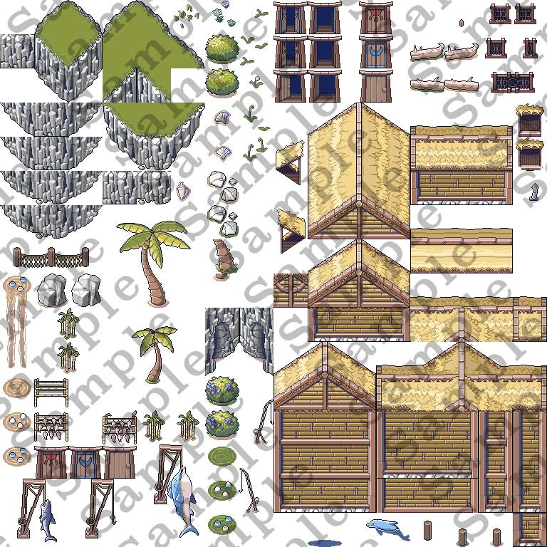 RPG Maker MV - Tropical Island Game Assets
