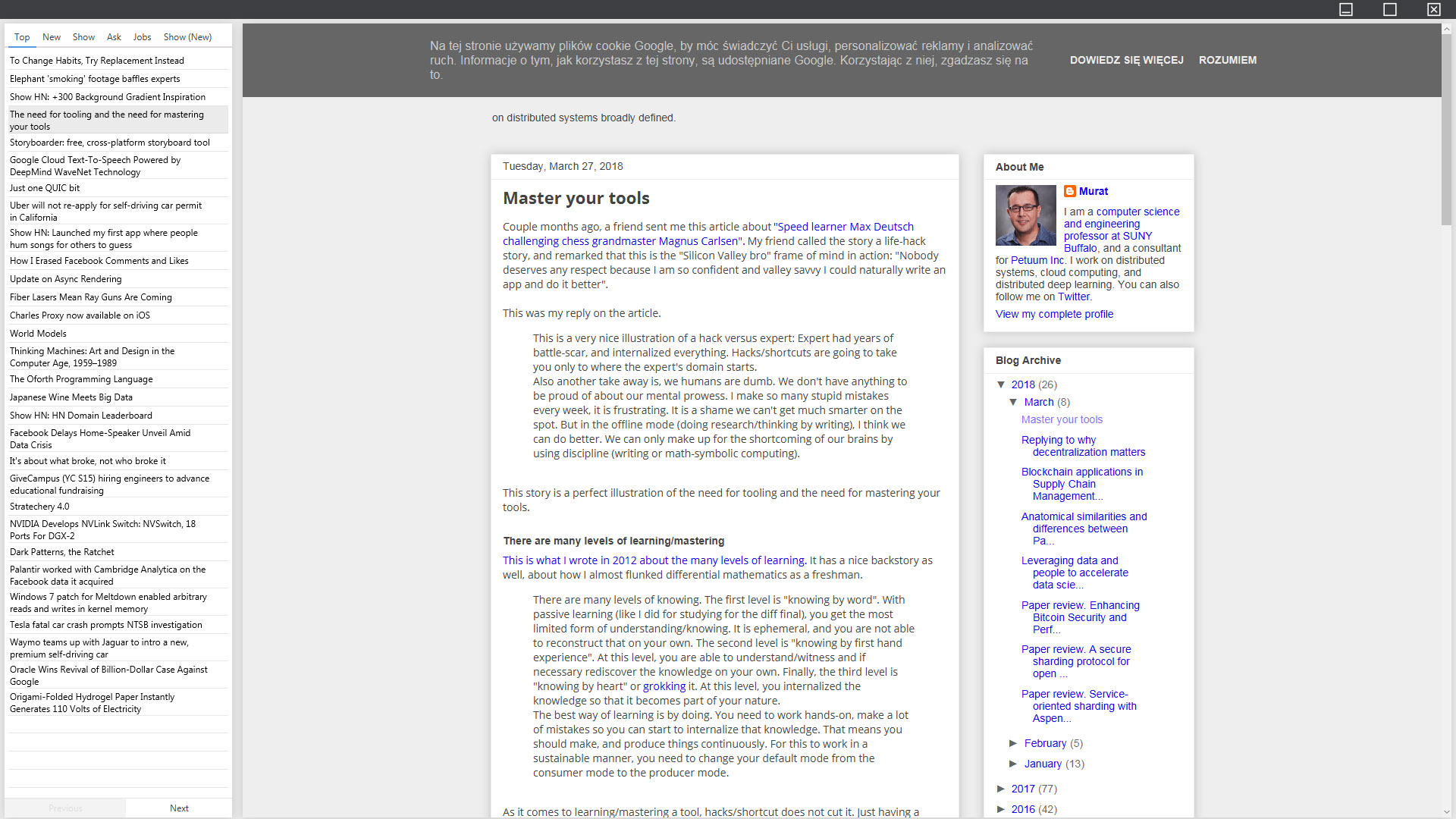 Hacker News Reader