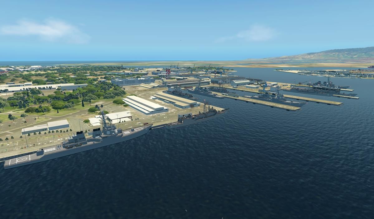 X-Plane 11 - Add-on: FunnerFlight – PHNL - Honolulu International Airport + Hickam AFB + Pearl Harbor V2
