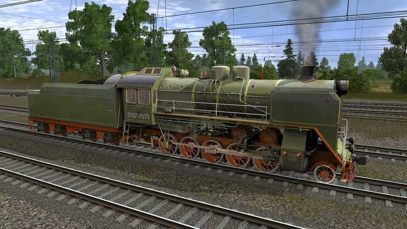 Trainz 2022 DLC - CO17-4171 ( Russian Loco and Tender )