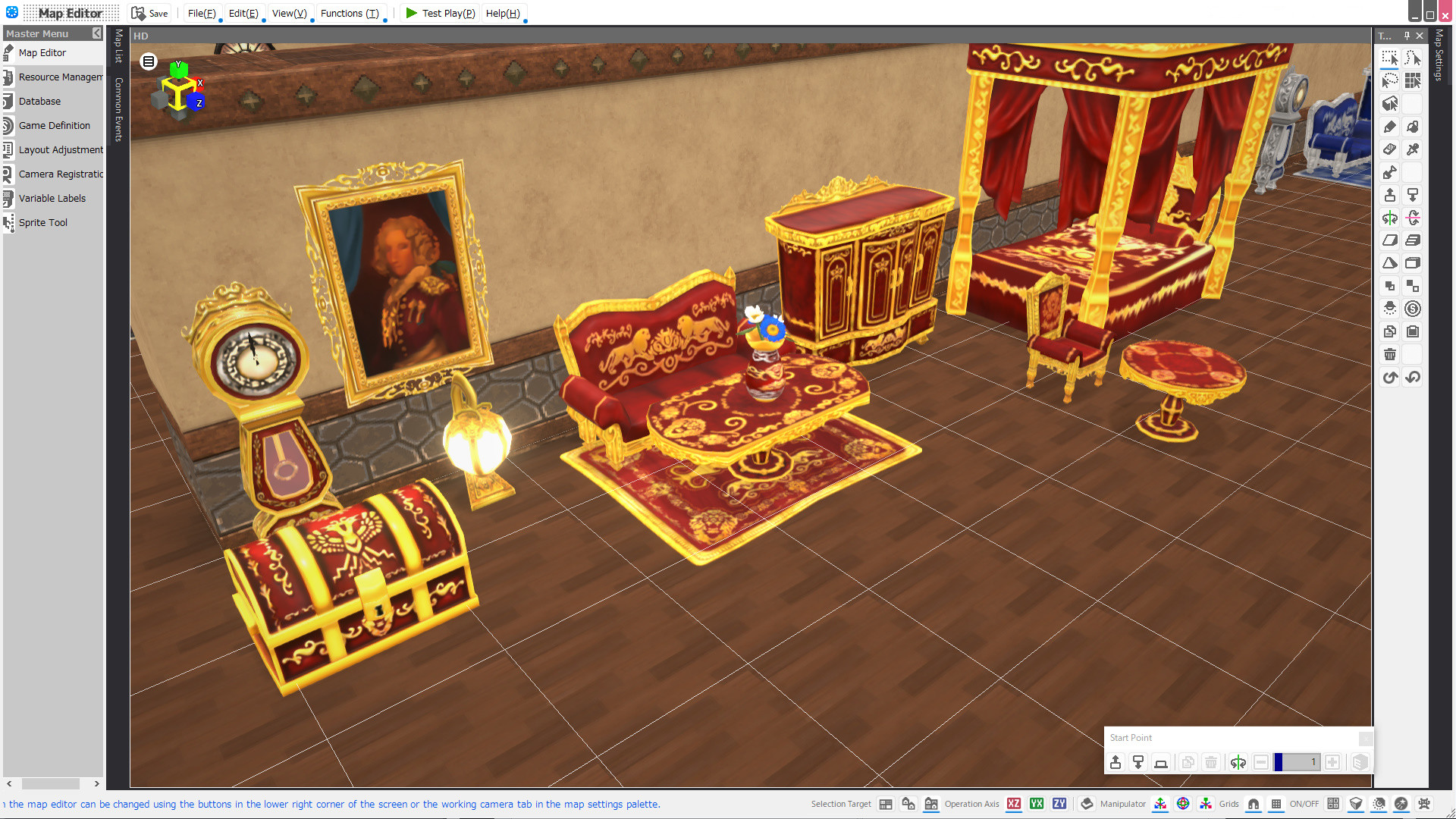 RPG Developer Bakin Furnitures & Ornaments Pack Vol.1