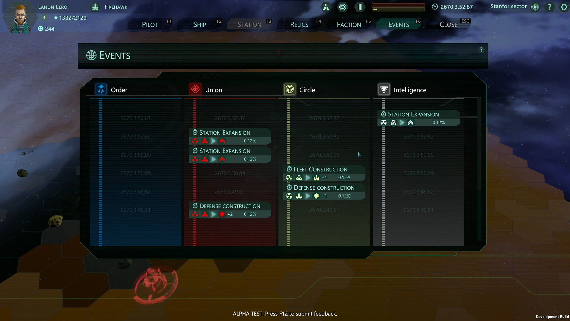 Relic Space Demo