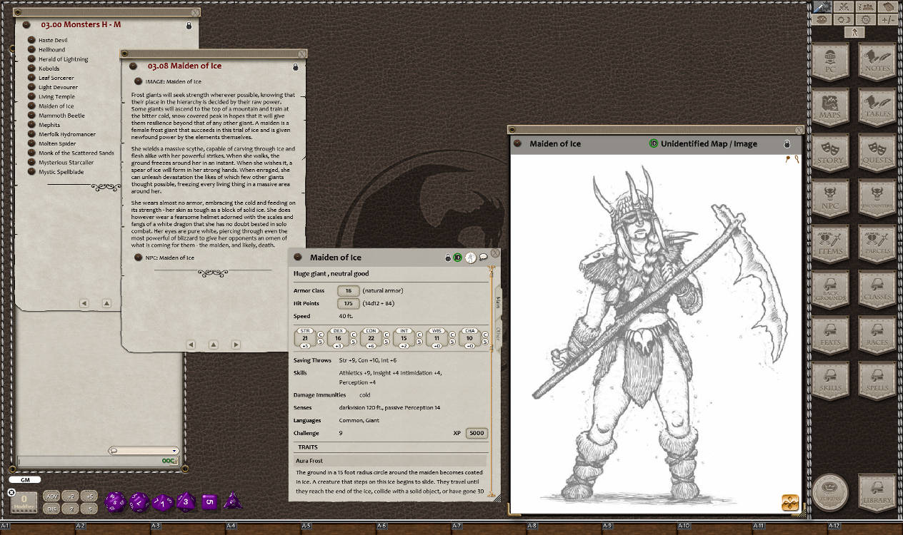 Fantasy Grounds - Nerzugal's Extended Bestiary (5E)