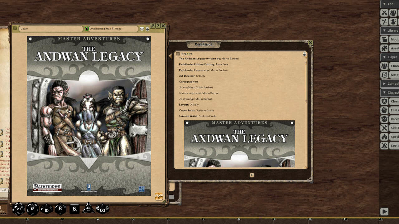 Fantasy Grounds - The Andwan Legacy