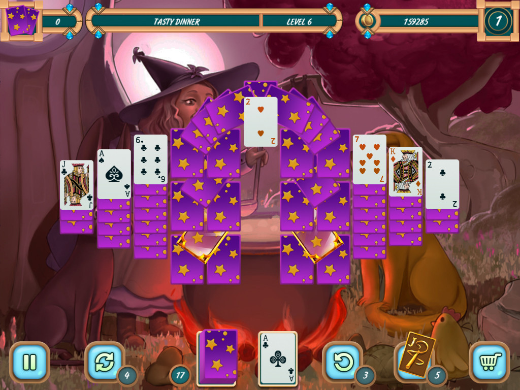 Sweet Solitaire: School Witch