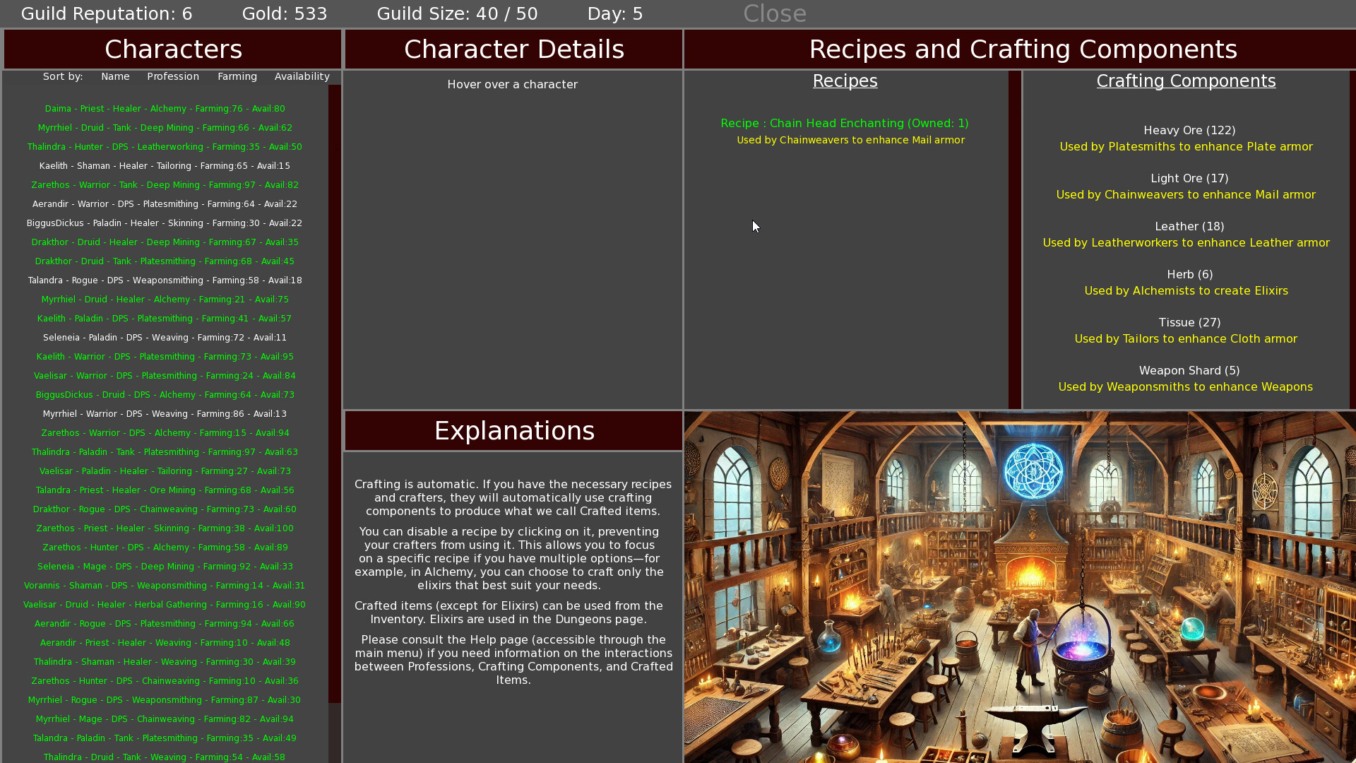 Heroes' Call - A Casual MMO Guild Sim