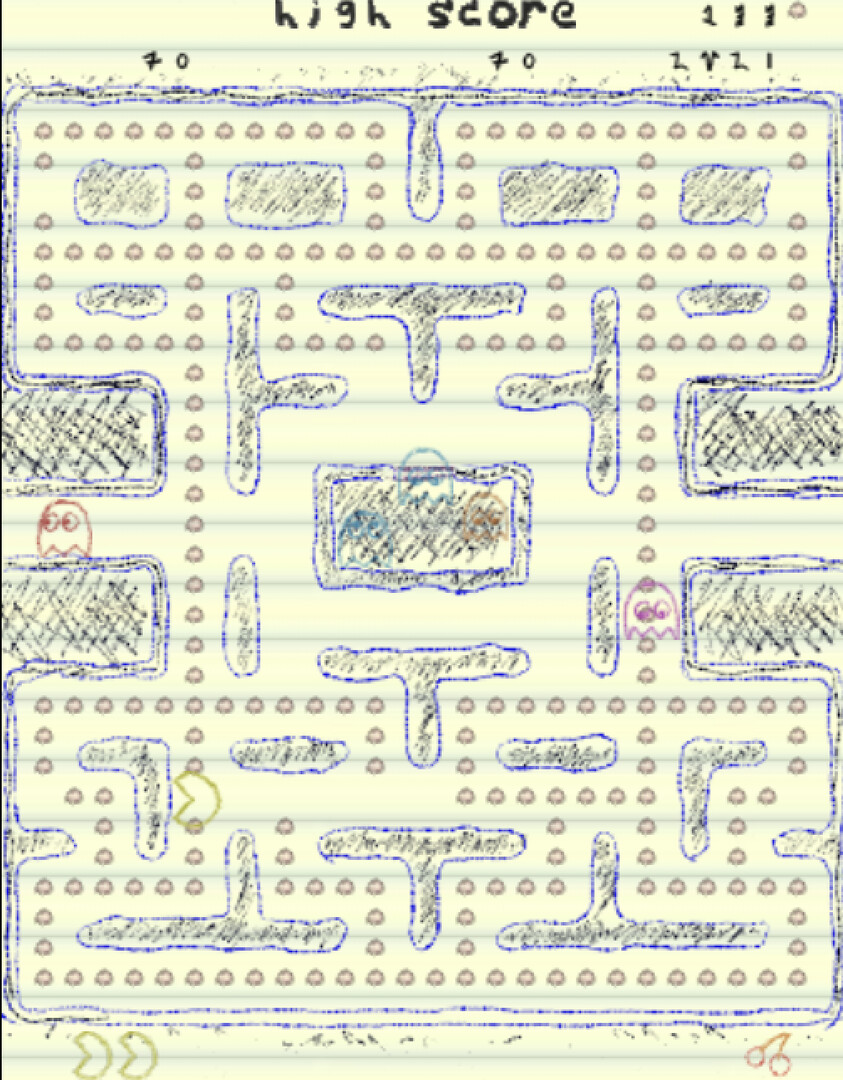 The Paper Arcade - Maze Chase