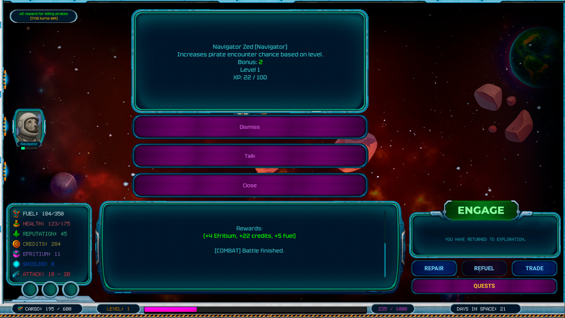 Stellar Freight: Echoes of the Void
