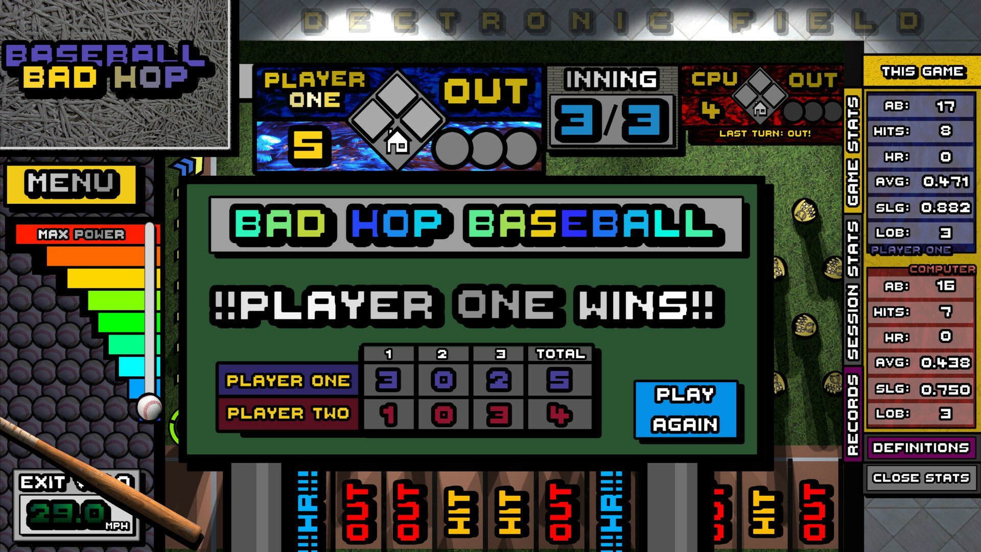 Bad Hop Baseball Demo