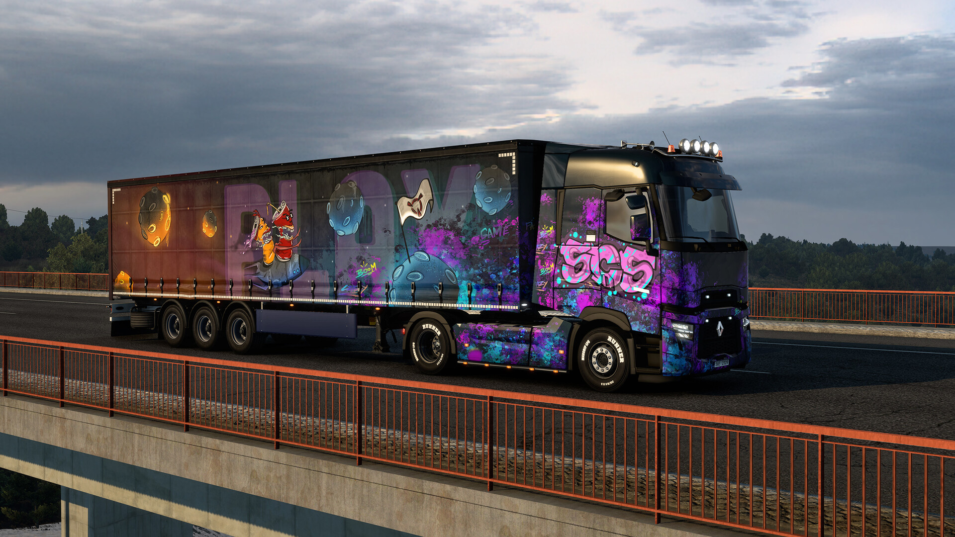 Euro Truck Simulator 2 - Street Art Paint Jobs Pack