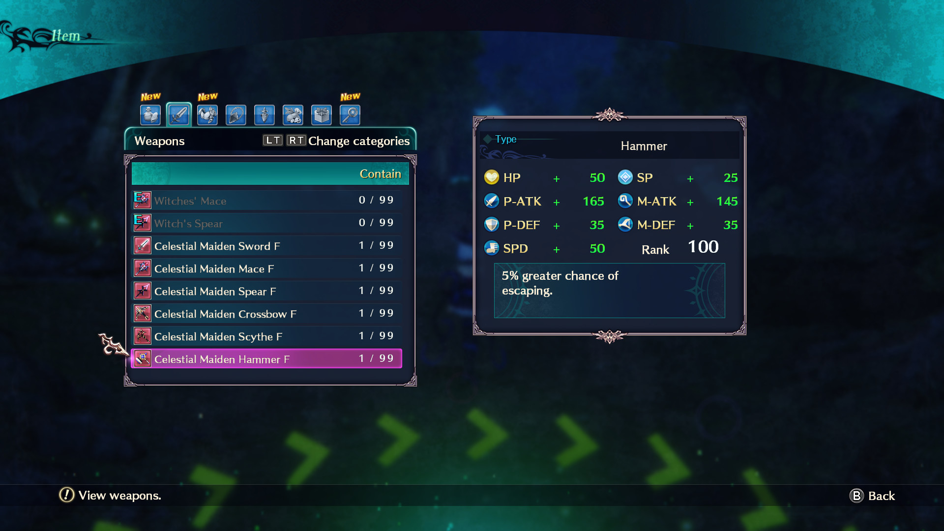 Dragon Star Varnir Powerful Weapon Set