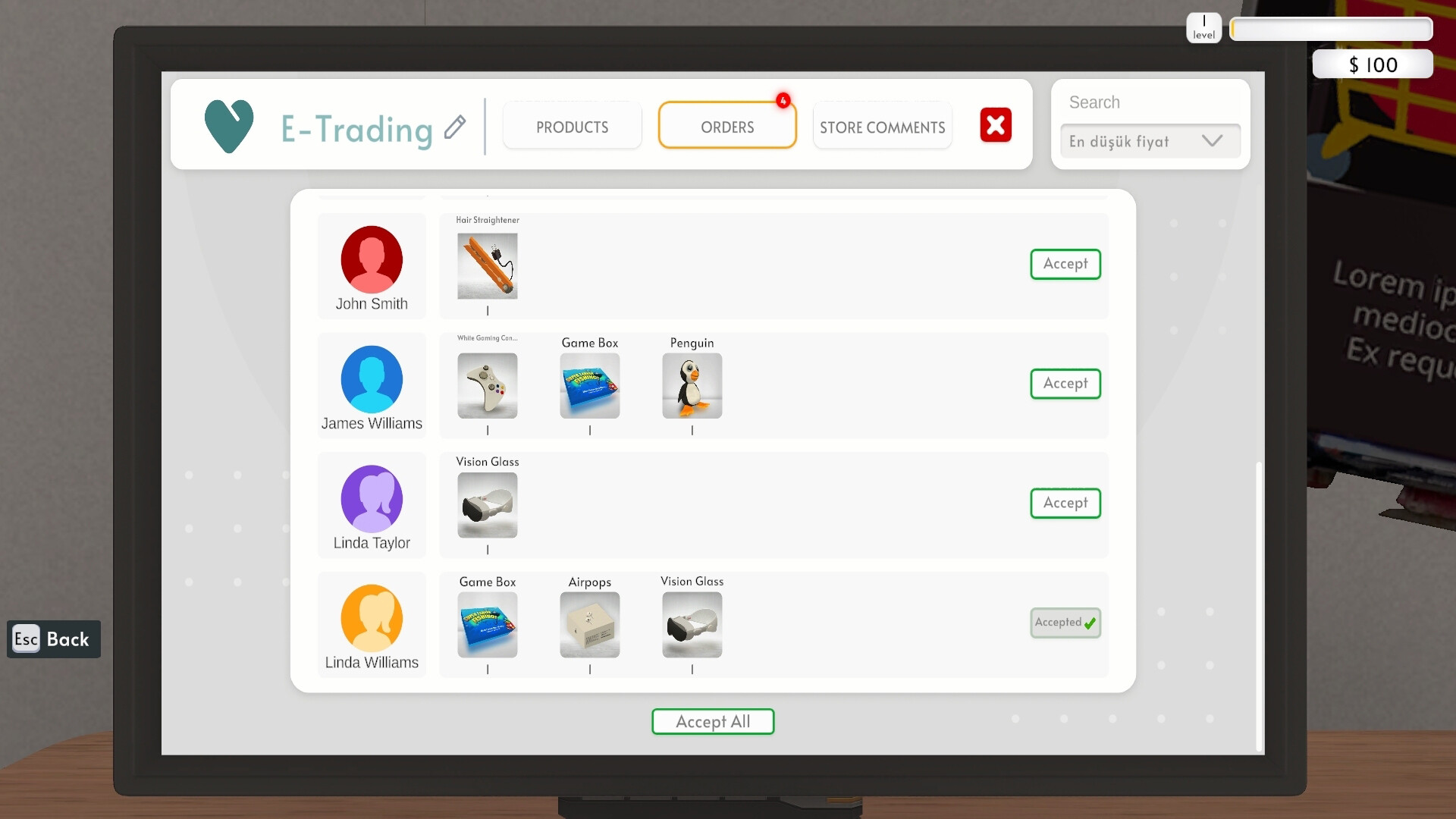 E-Trading Simulator