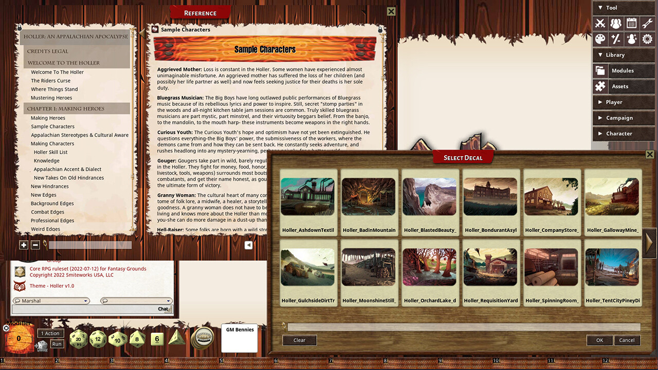 Fantasy Grounds - Holler: An Appalachian Apocalypse