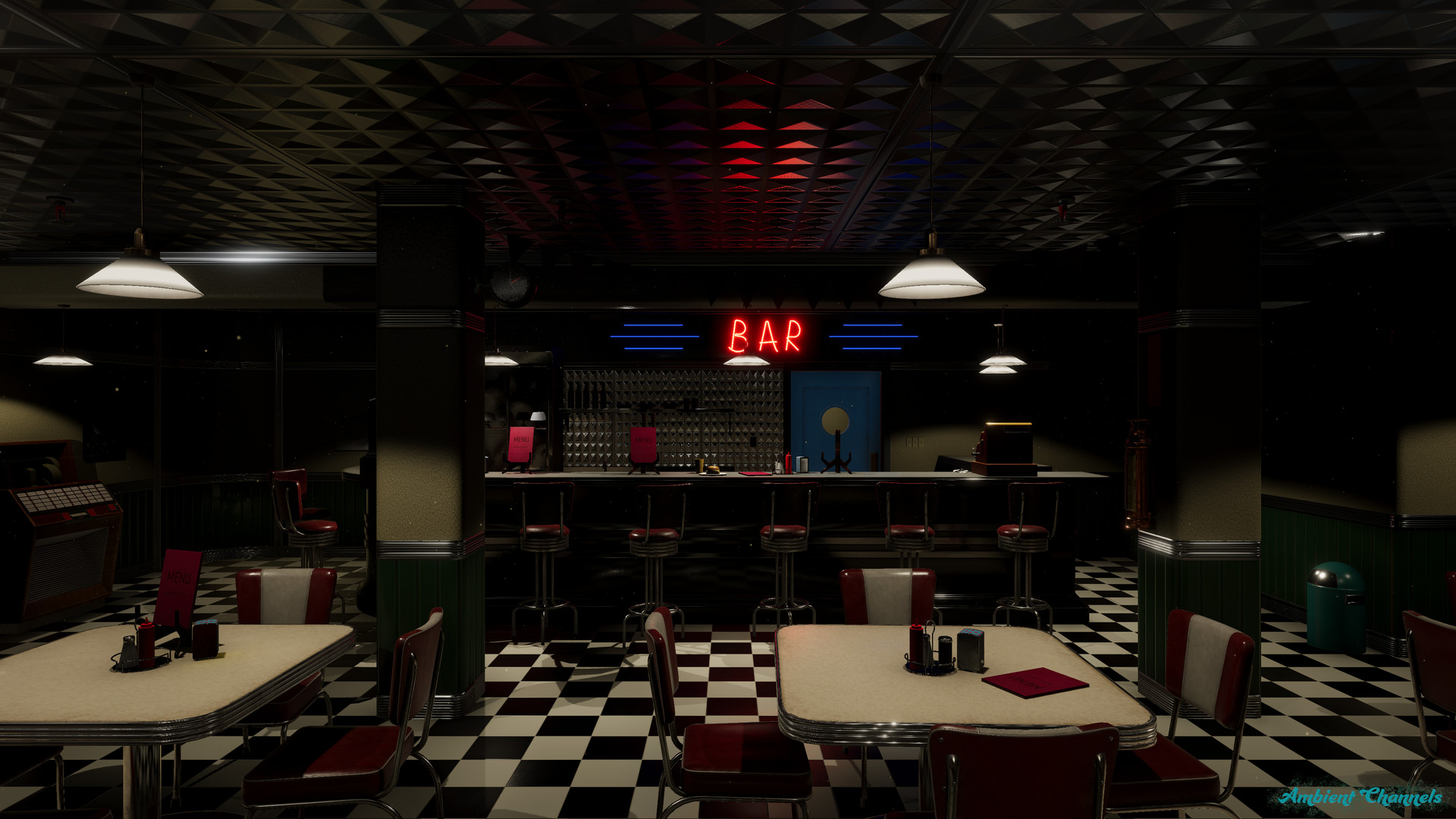 Ambient Channels: American Retro - Cozy Café After Hours