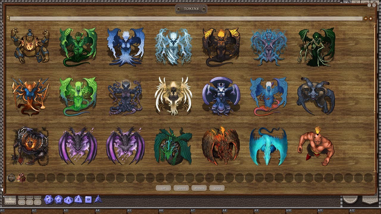 Fantasy Grounds - Devin Night Token Pack #115: Elemental Demons (Token Pack)