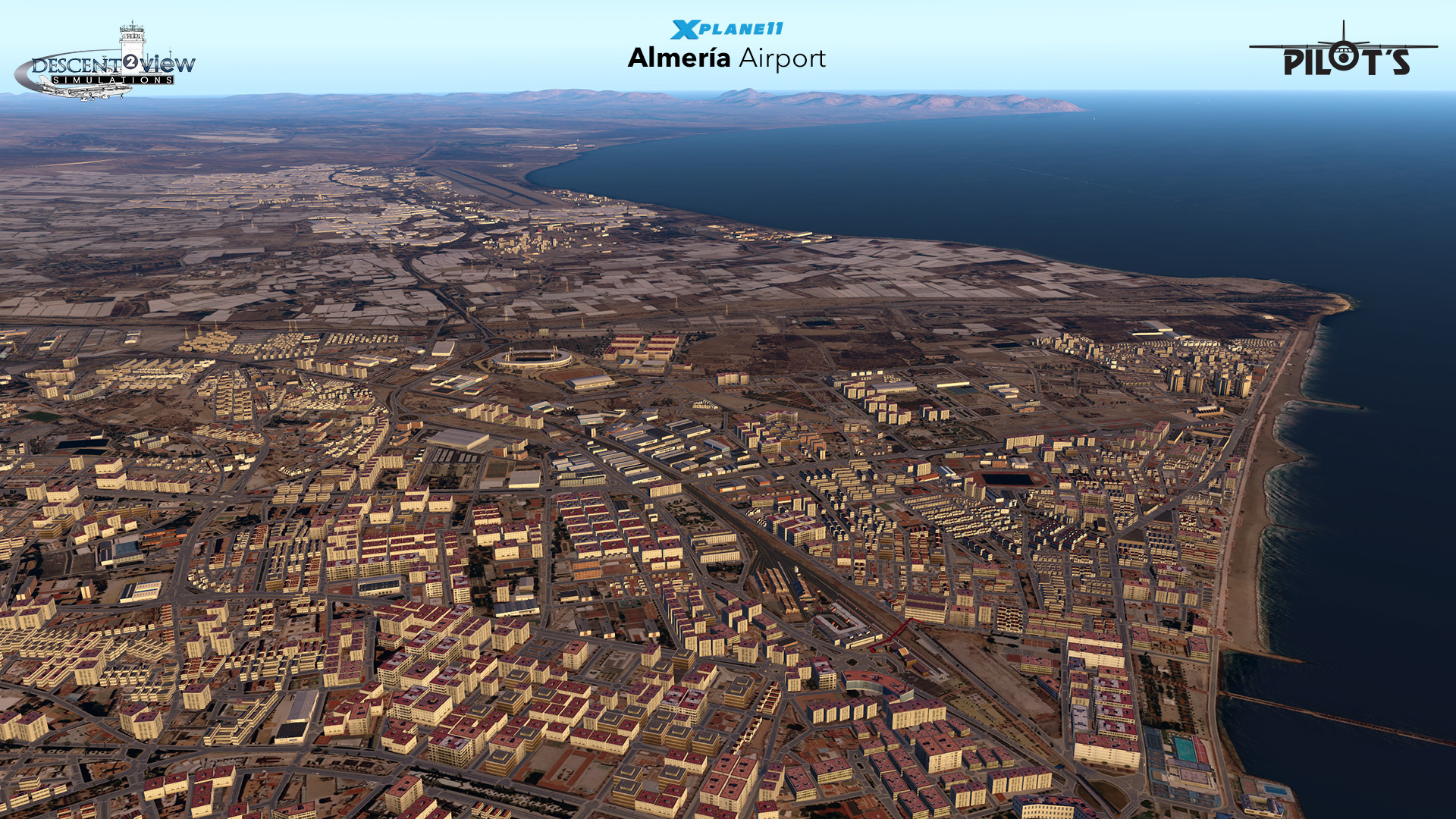 X-Plane 11 - Add-on: PILOT'S - LEAM - Almeria Airport