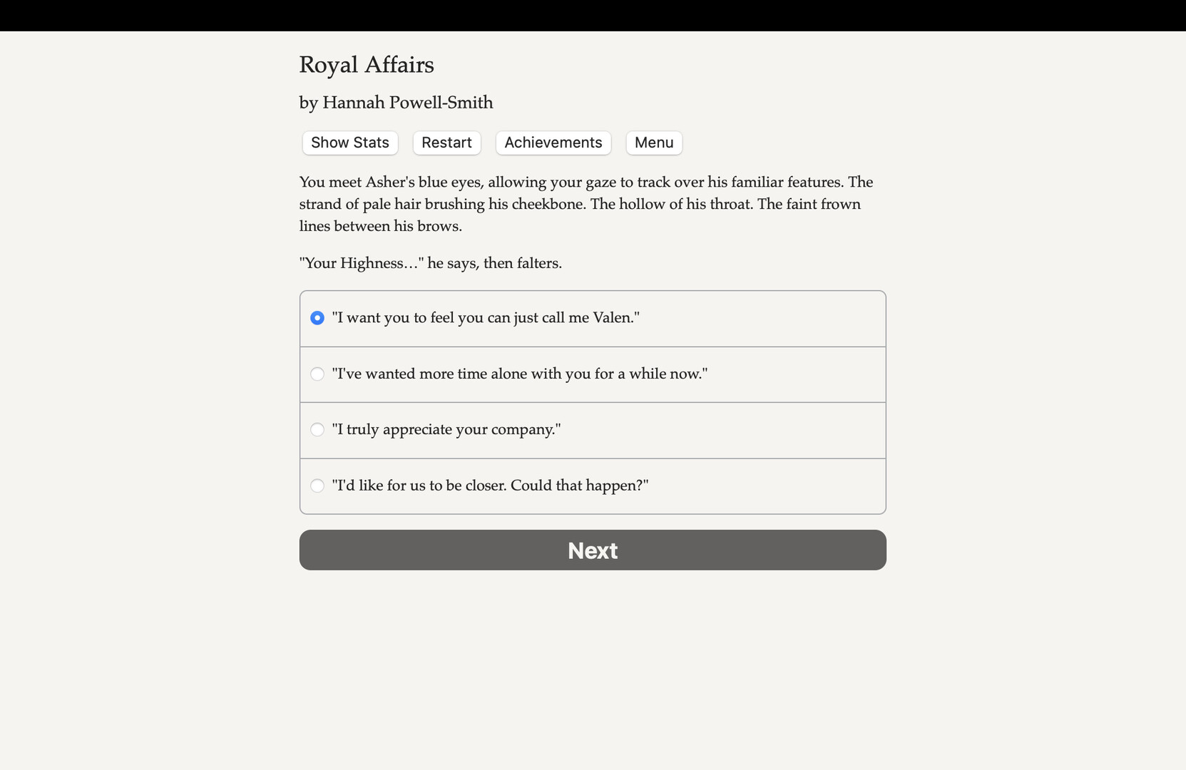 Royal Affairs Demo