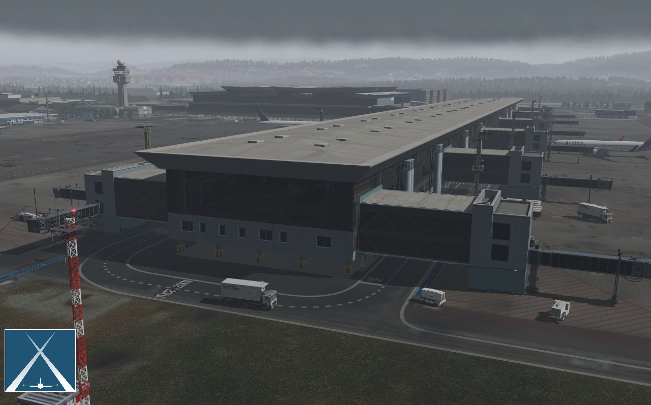 X-Plane 11 - Add-on: Globall Art - SBGR - São Paulo - Guarulhos International Airport