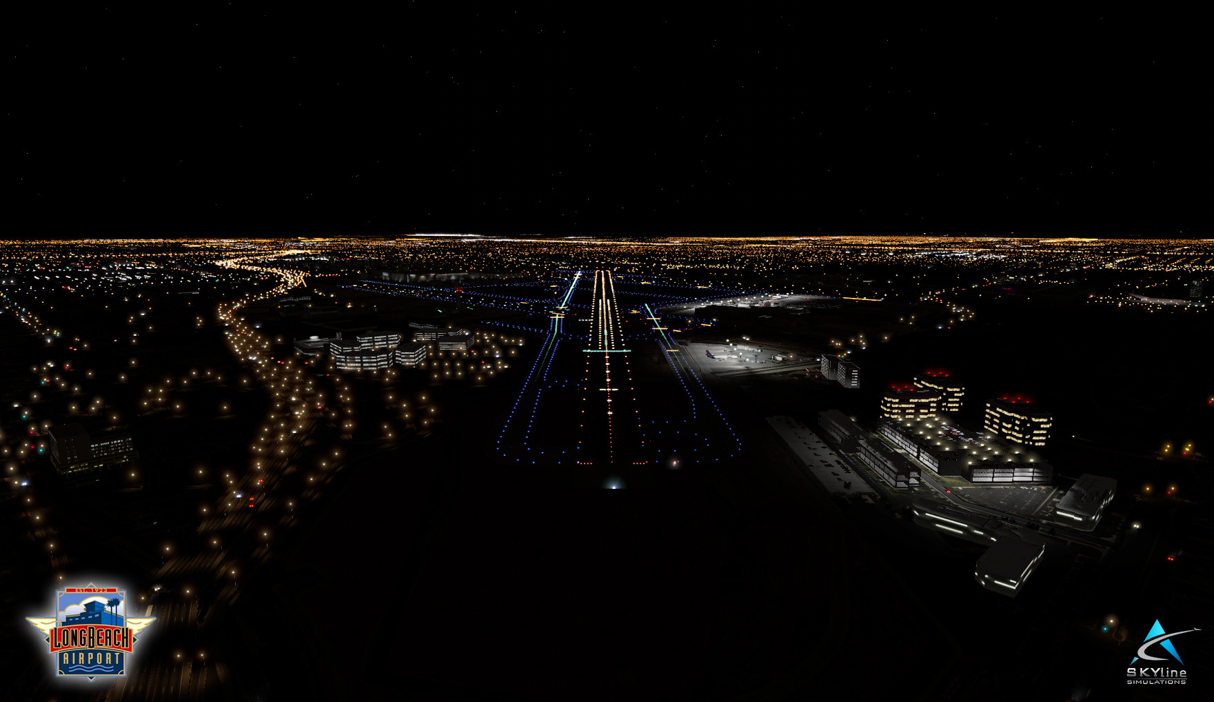 X-Plane 11 - Add-on: Skyline Simulations - KLGB - Long Beach Airport XP