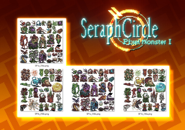 RPG Maker MZ - Seraph Circle Pixel Monster 1
