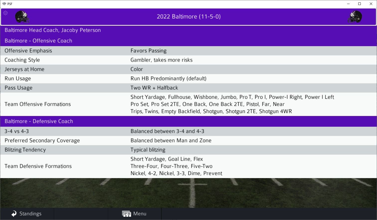 Pro Strategy Football 2022