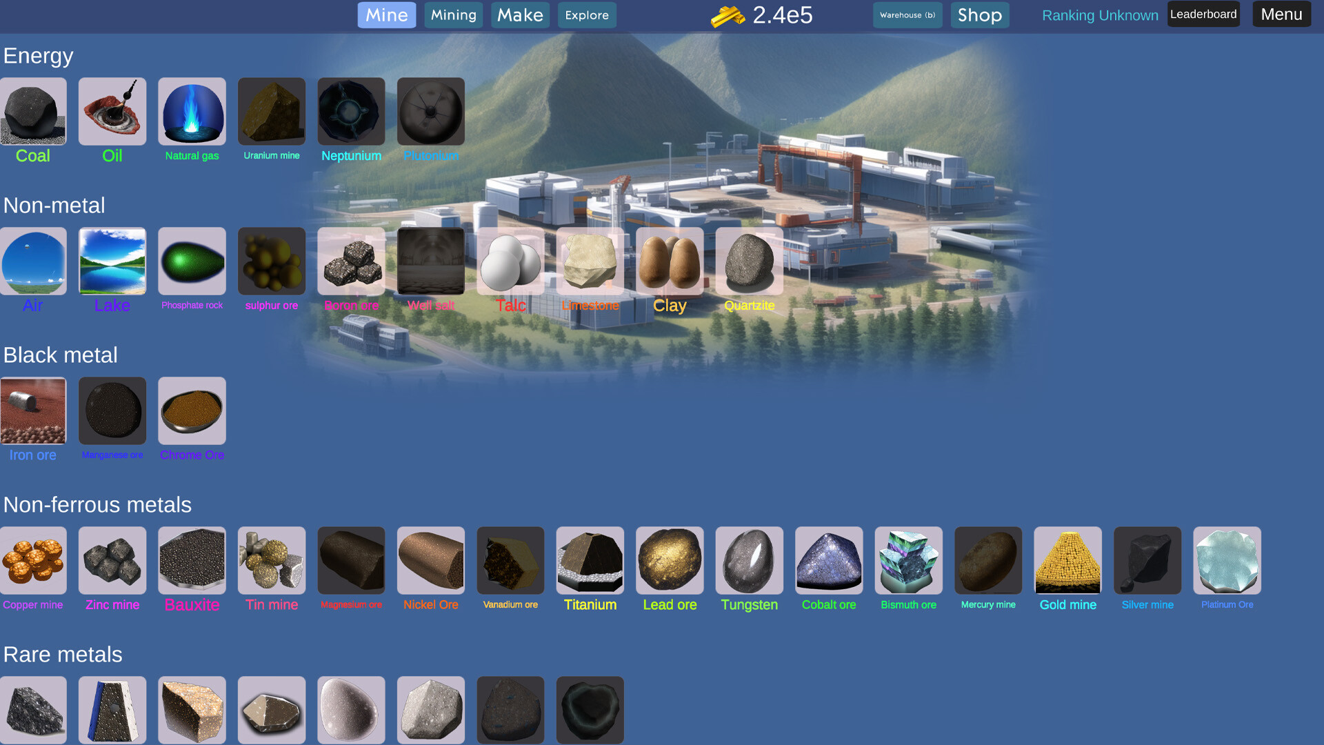 Mining Factory