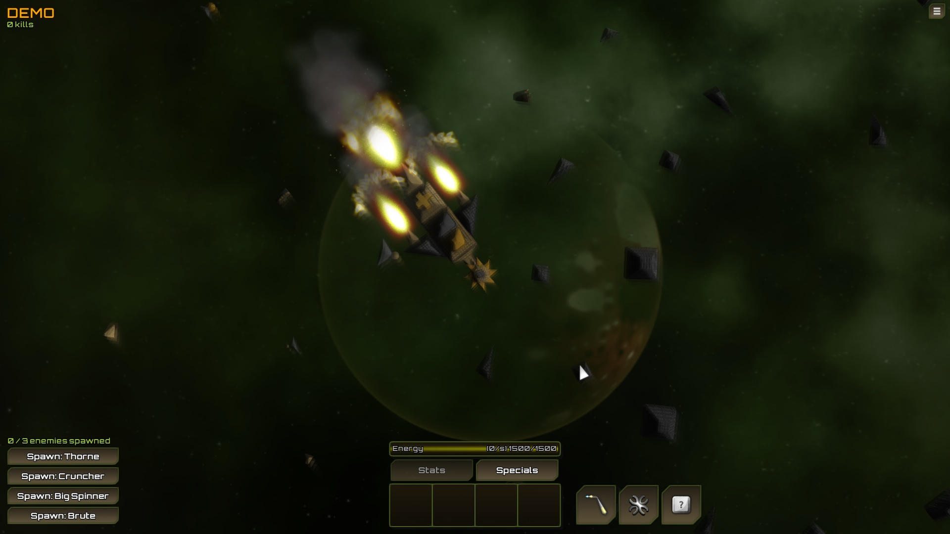 BlockShip Wars: Roguelike Demo
