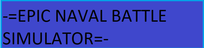 Epic Naval Battle Simulator