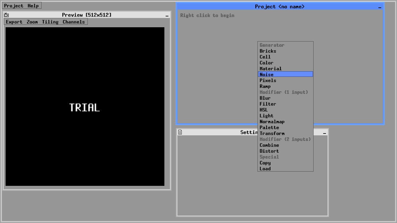 Zeuxis : procedural texture generator Demo