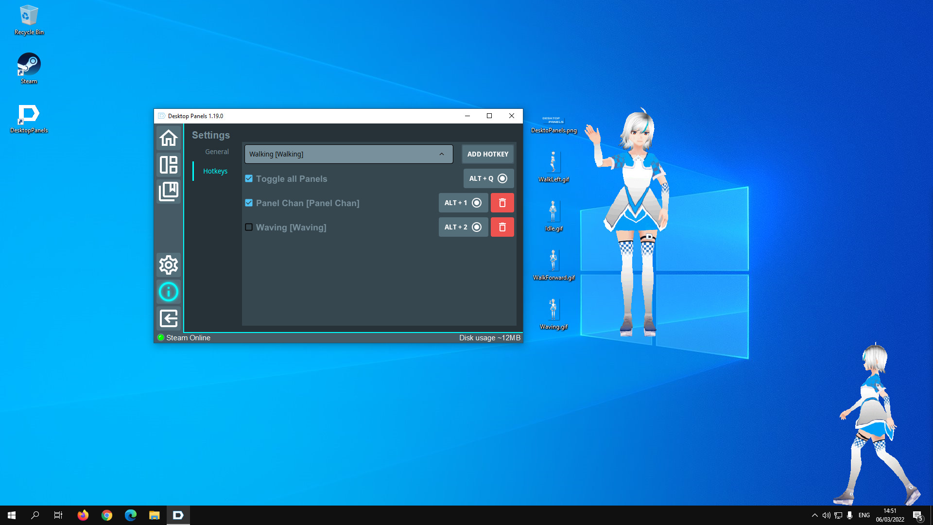 Desktop Panels