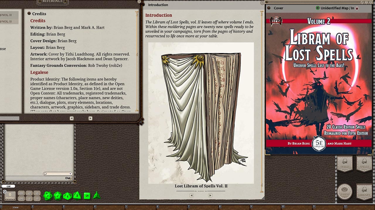 Fantasy Grounds - Libram of Lost Spells, Volume 2 (5E)