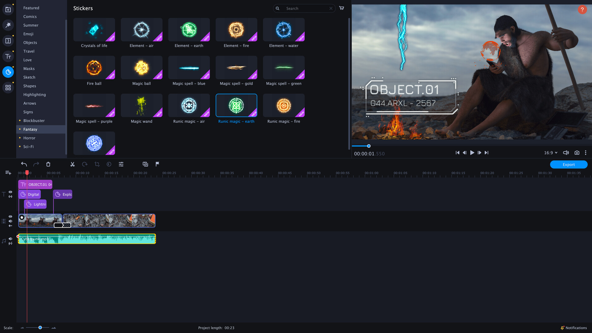 Movavi Video Suite 2024 - Cinematic Set