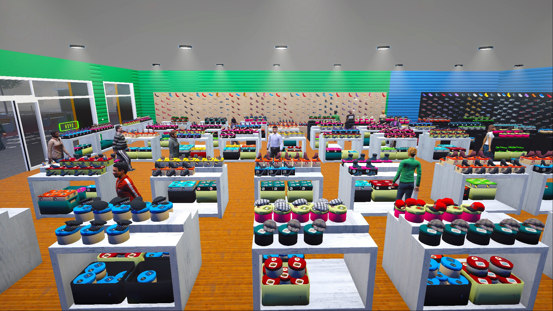 Shoes Store Simulator Demo