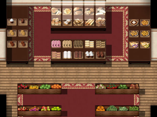 RPG Maker MZ - KR Fantasy Market - Grocery Tileset