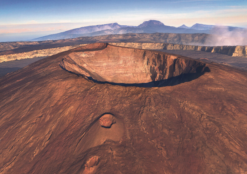 Volcano Simulator - Reunion Island