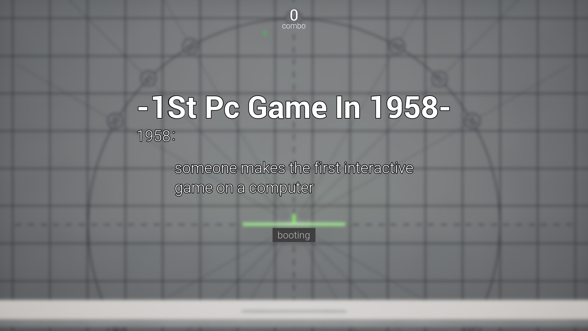 1St Pc Game In 1958