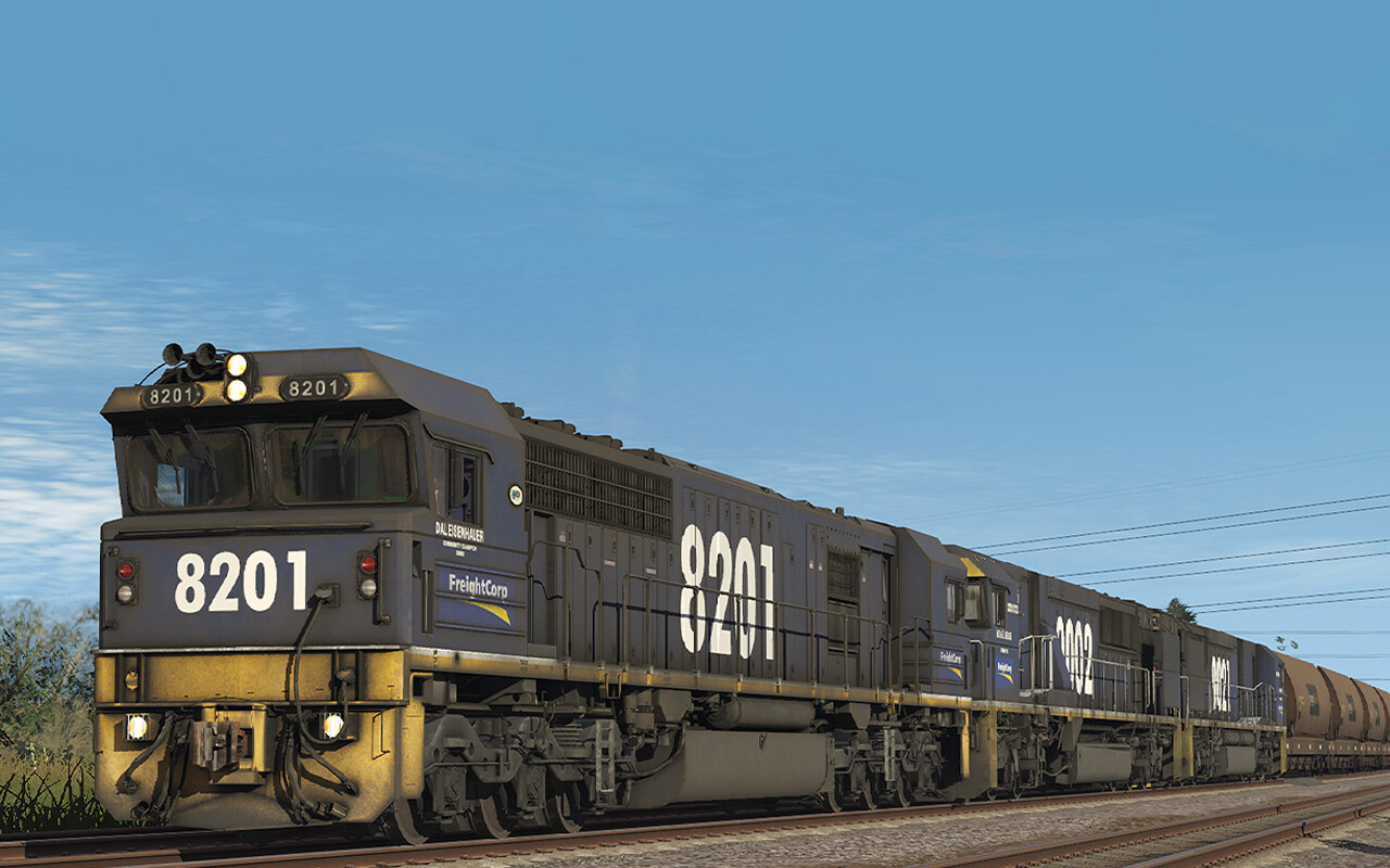 Trainz 2019 DLC - NSW 82 Class Freight Corp, Freight Rail Pack
