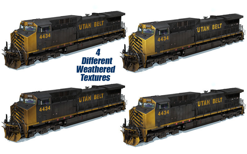 Trainz Plus DLC - Utah Belt AC4400CW 4400-4450