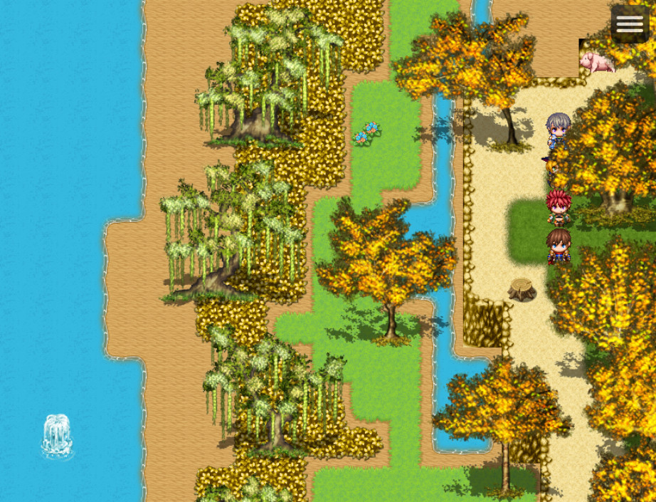 RPG Maker MZ - Japanese Four Seasons Tree Tiles
