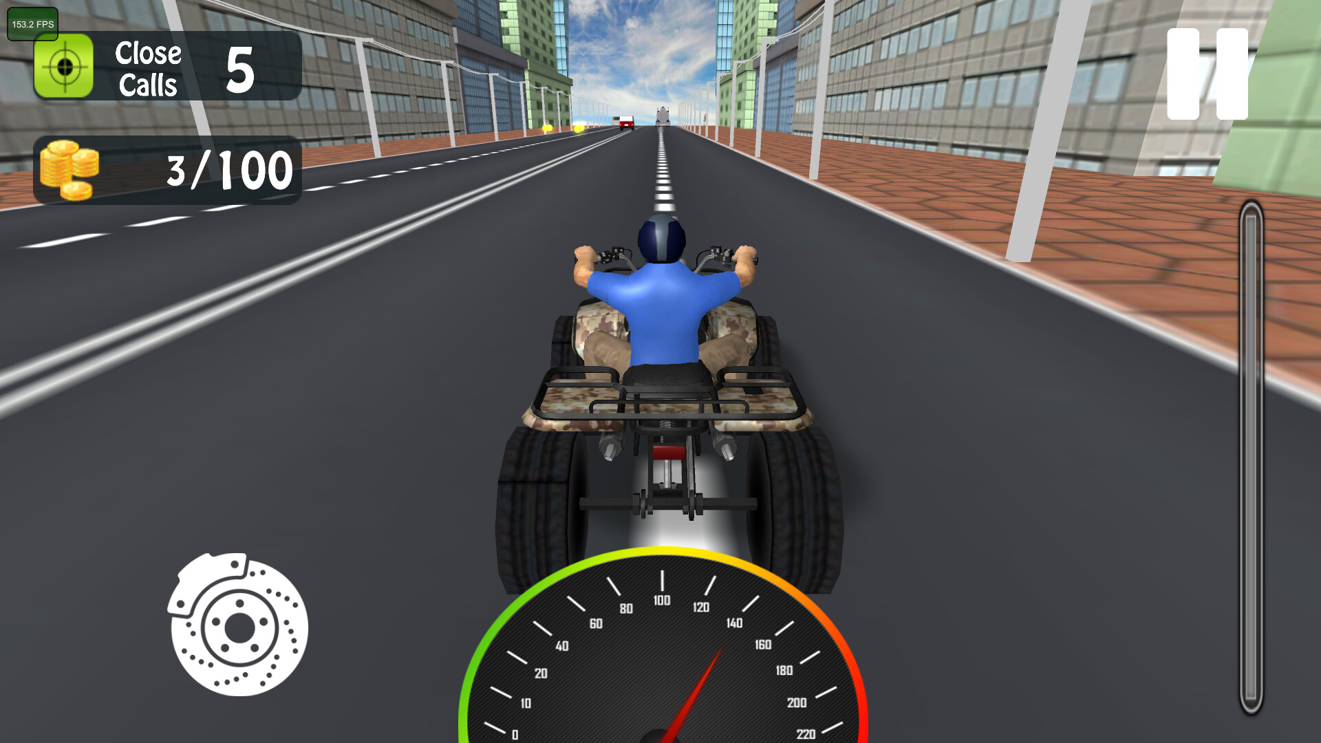 Quad Bike Crazy Driver