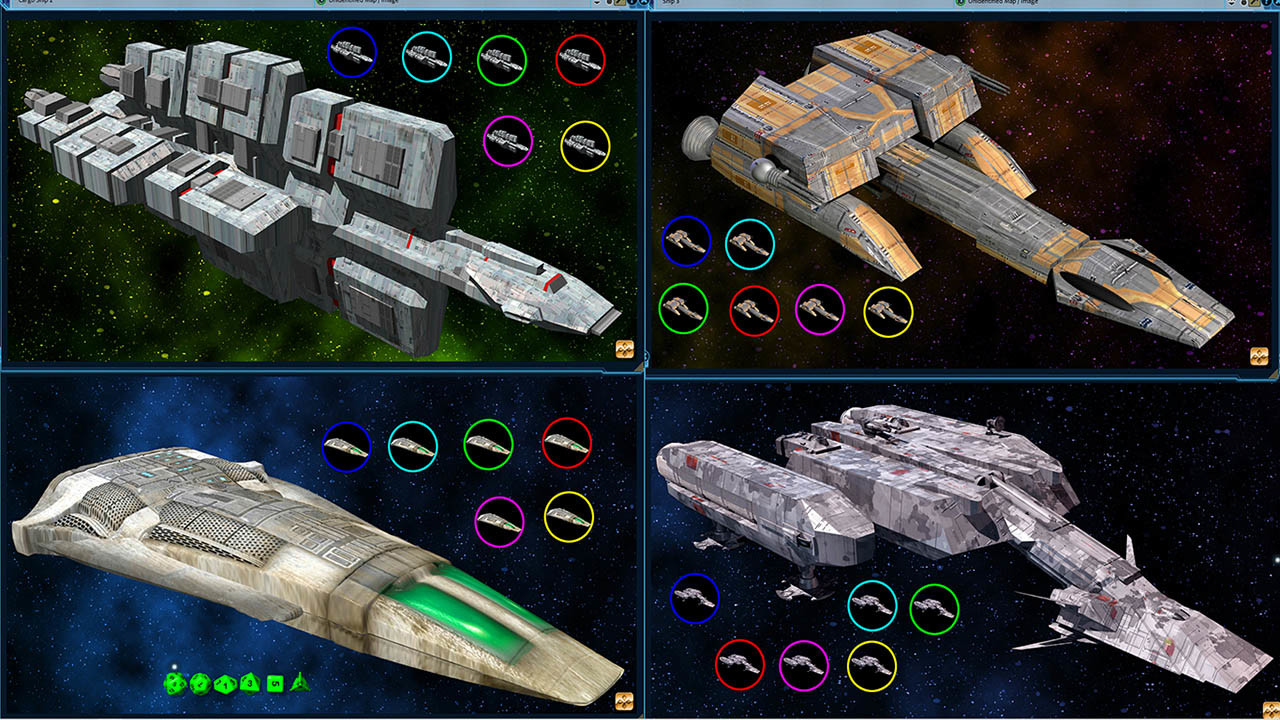 Fantasy Grounds - Star Battles: Basic Ship Tokens
