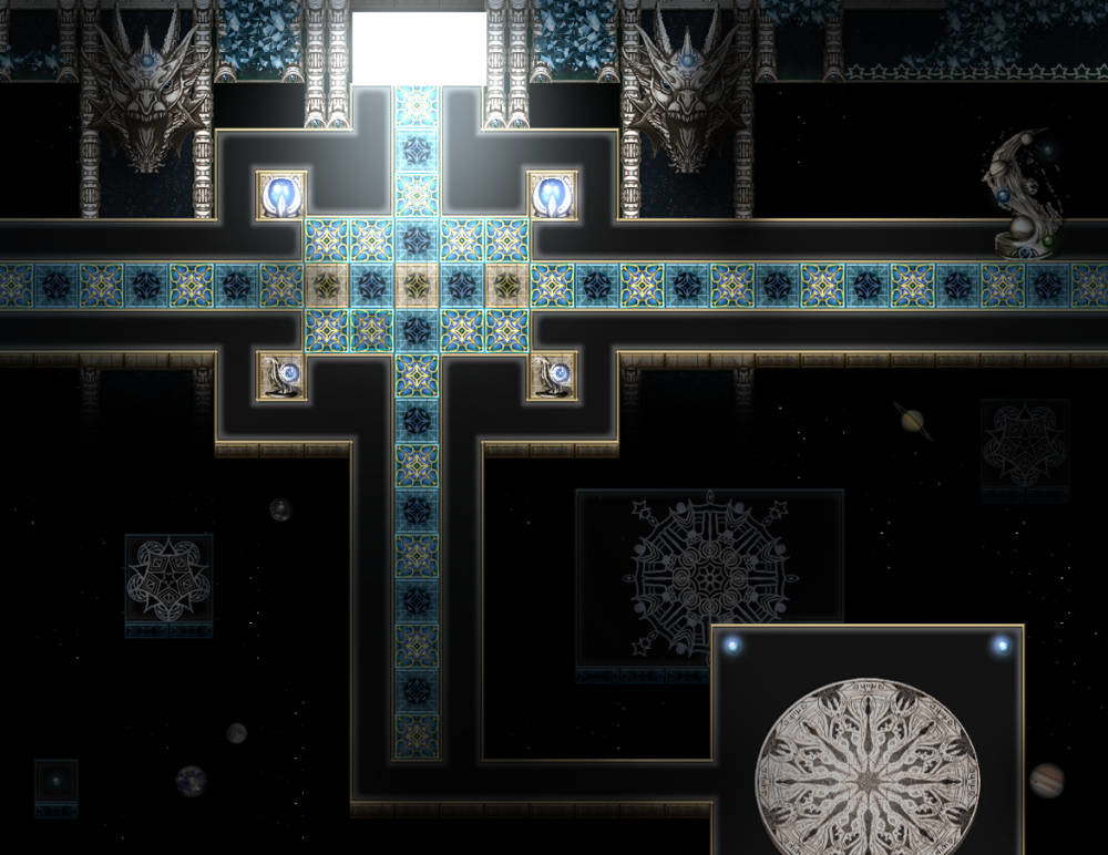 RPG Maker MV - KR Elemental Dungeon Tileset - Celestial Flora Ice Time