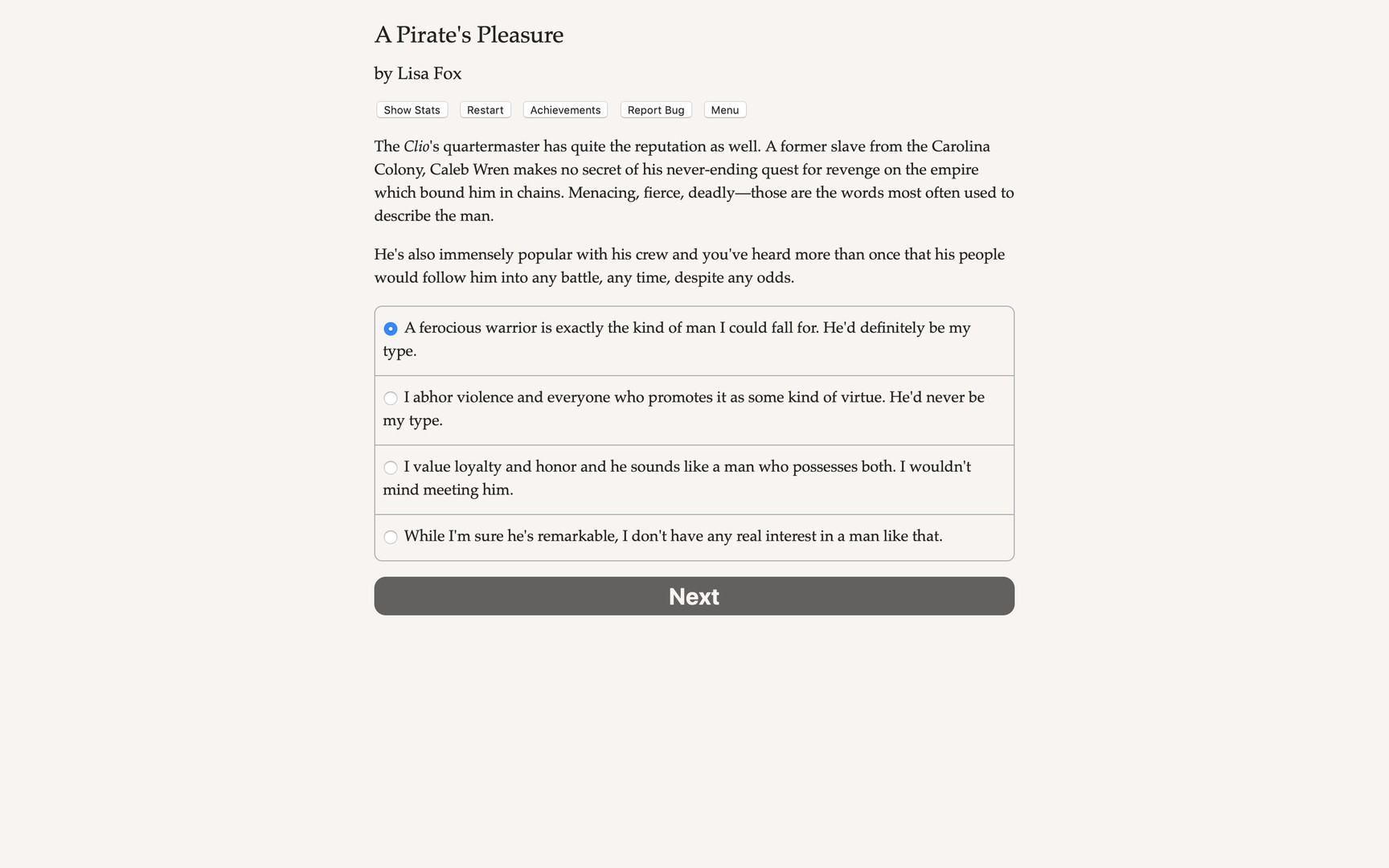 A Pirate's Pleasure Demo