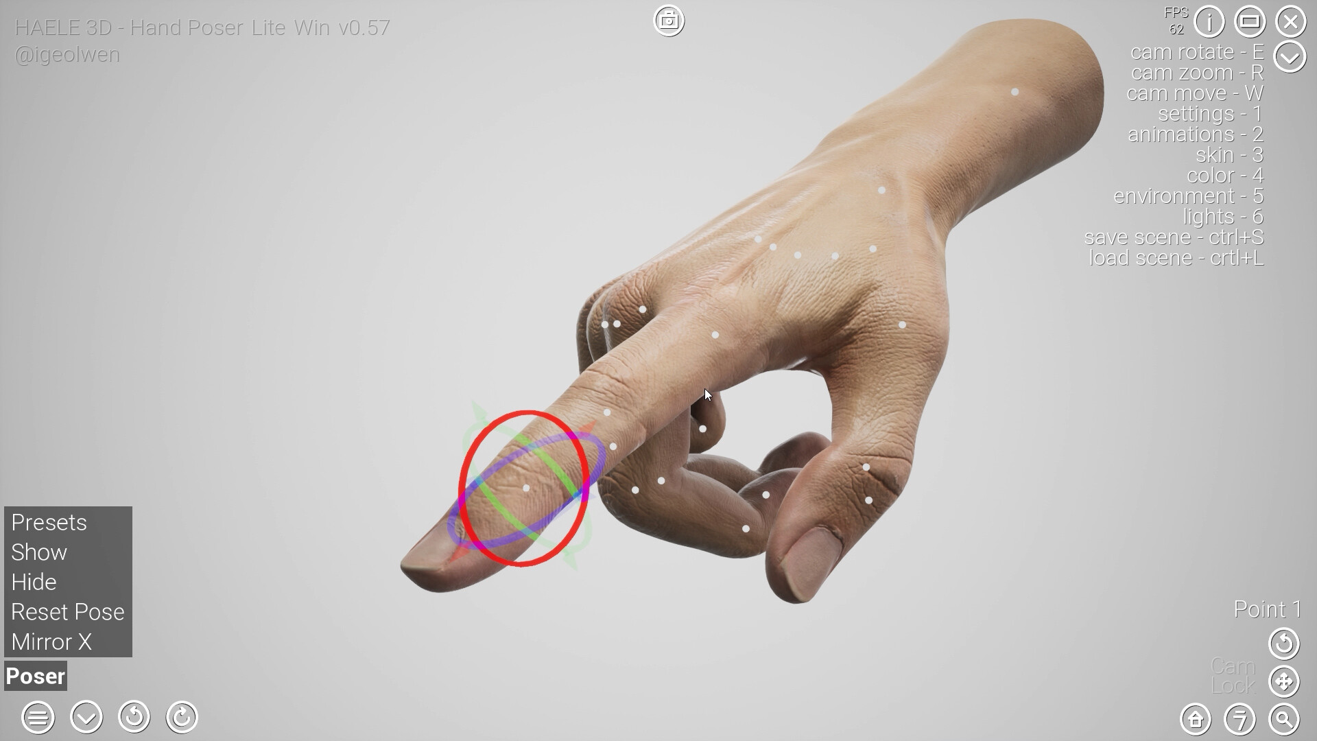 HAELE 3D - Hand Poser Lite