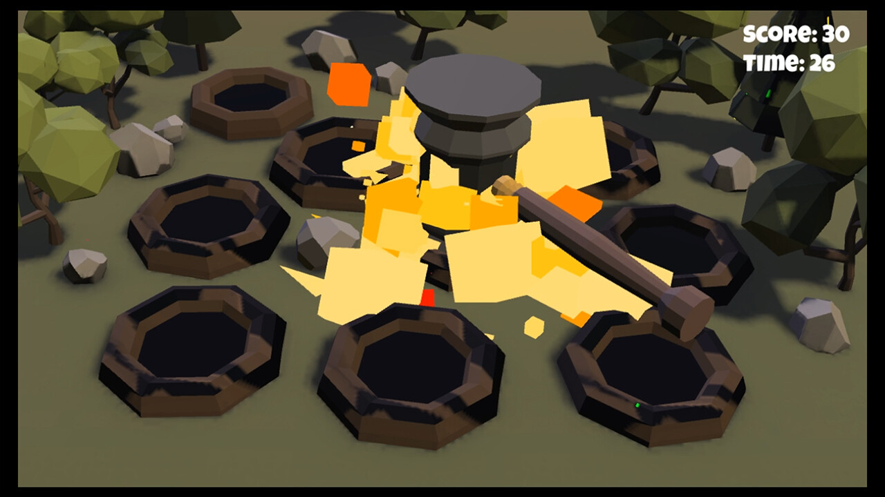 3D Whac-A-Mole