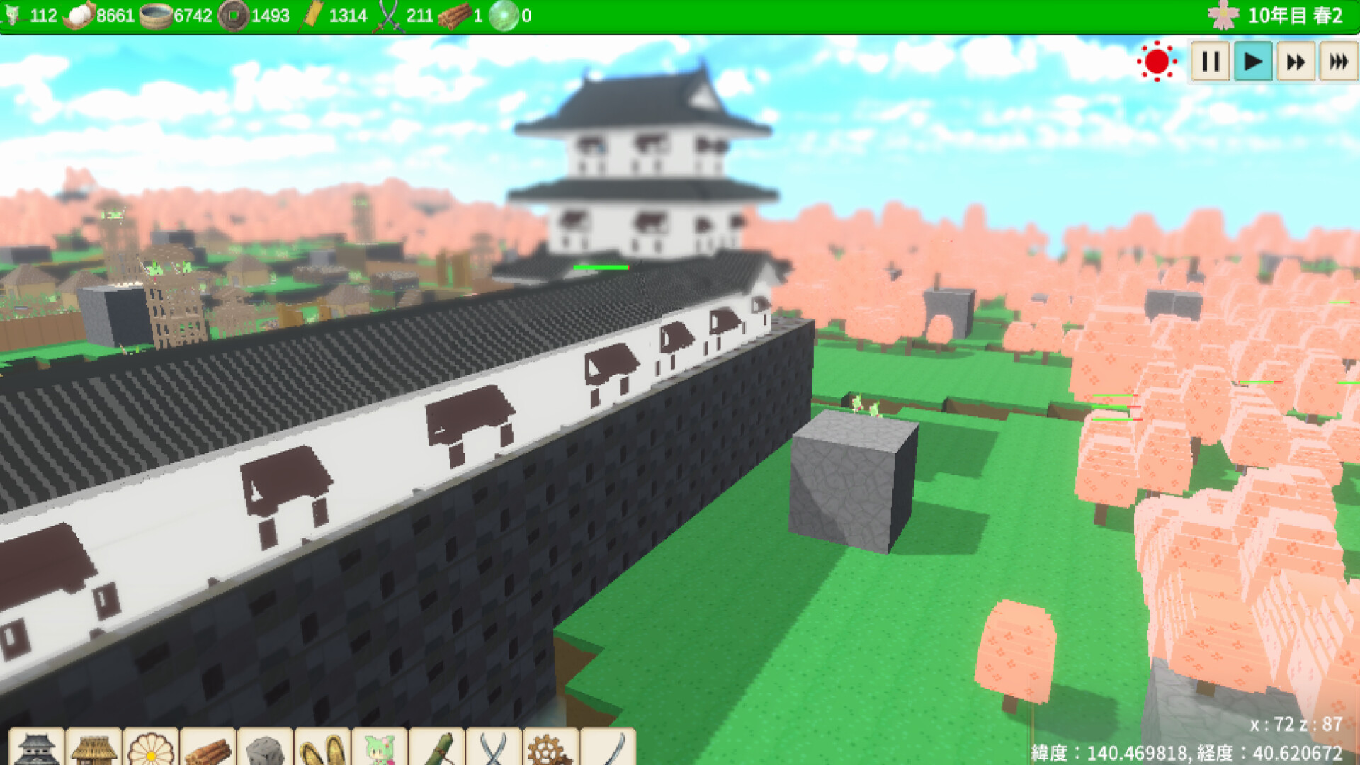 Voxel Shogun KIritan Castle