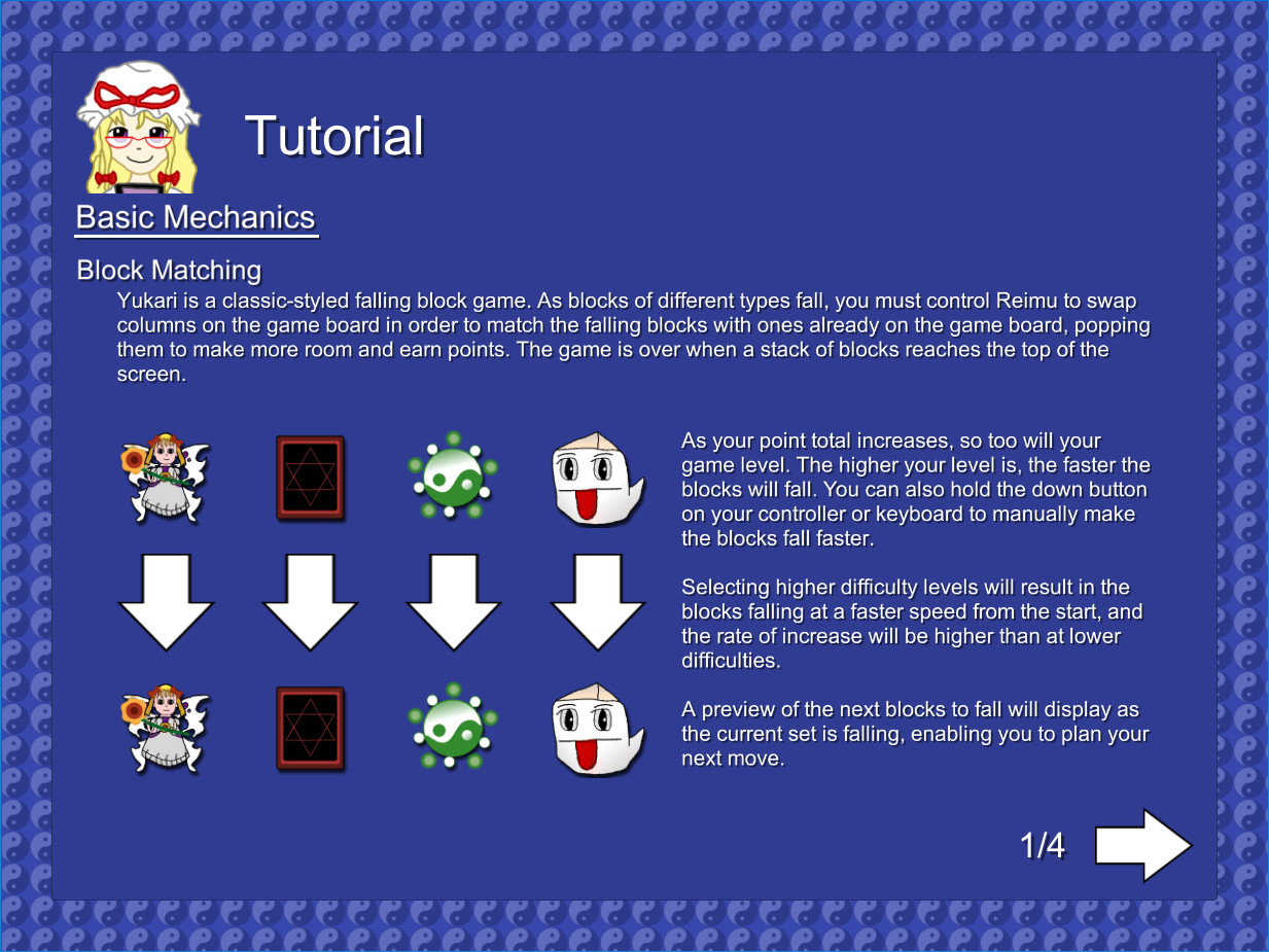 Touhou Block Fall ~ Yukari