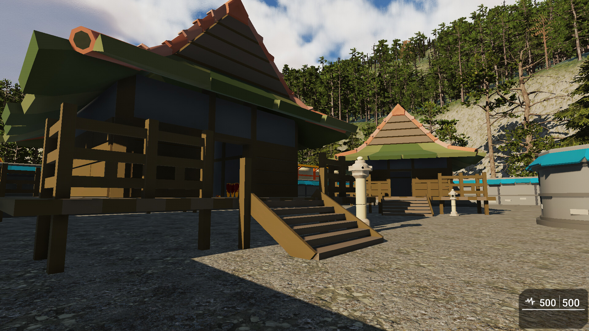 GameGuru MAX Low Poly Asset Pack - Far East Outpost