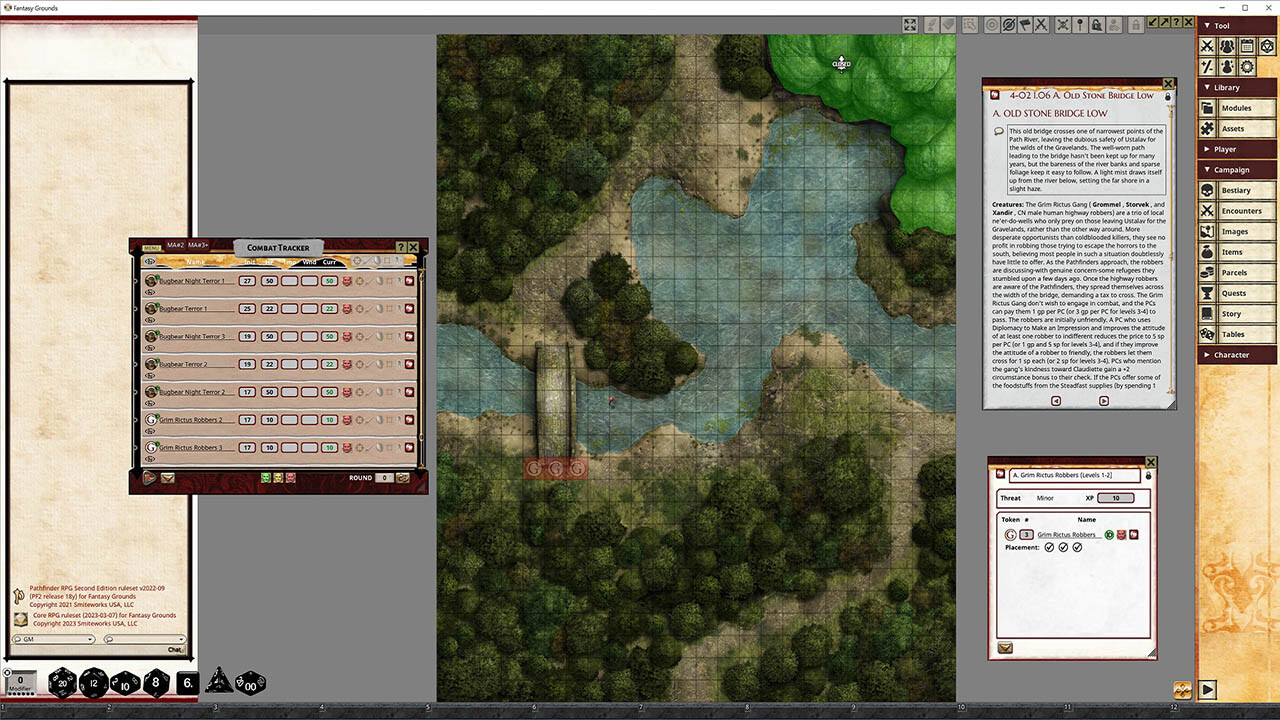 Fantasy Grounds - Pathfinder 2 RPG - Pathfinder Society Scenario #4-02: Return to the Grave