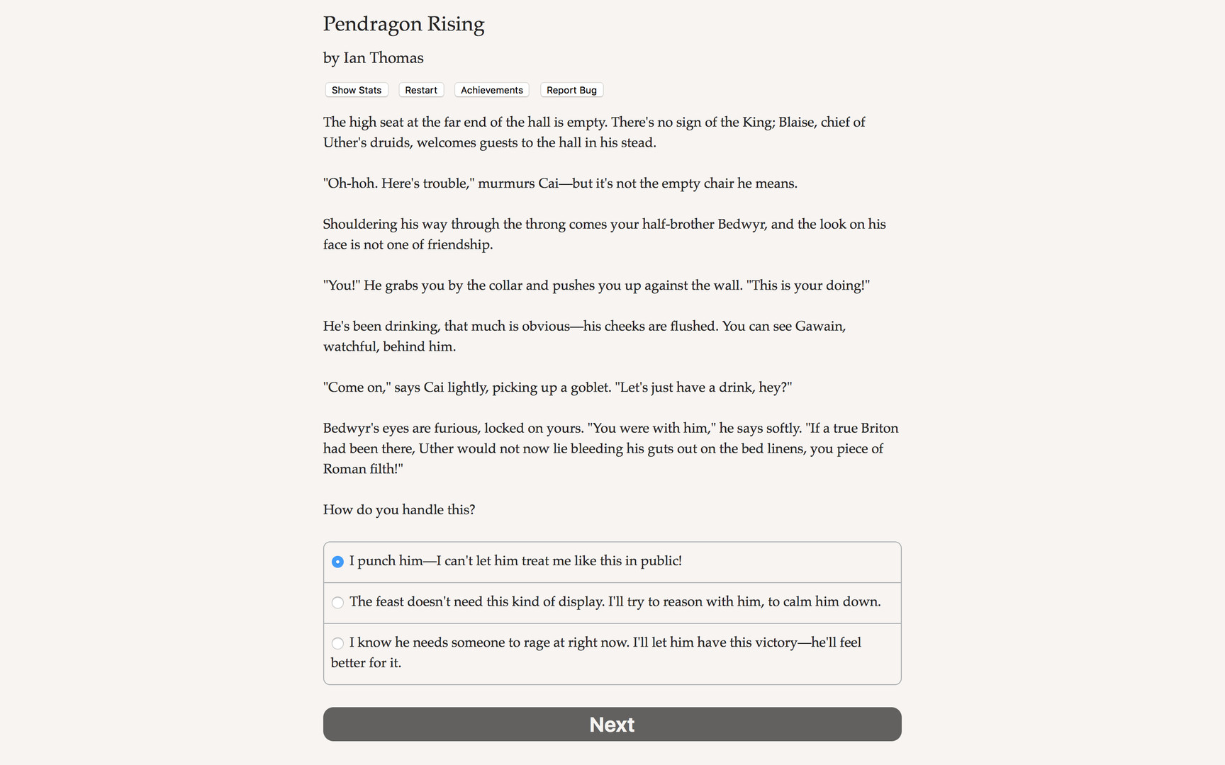 Pendragon Rising Demo